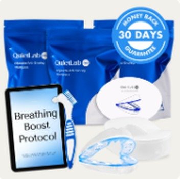 QuietLab Pro ultra-thin adjustable anti-snoring mouthpiece kit